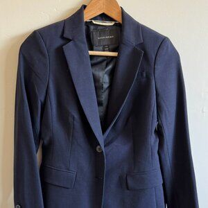 Banana Republic Navy Blazer & Pant Suit Set | 00P | Classic Career Workwea